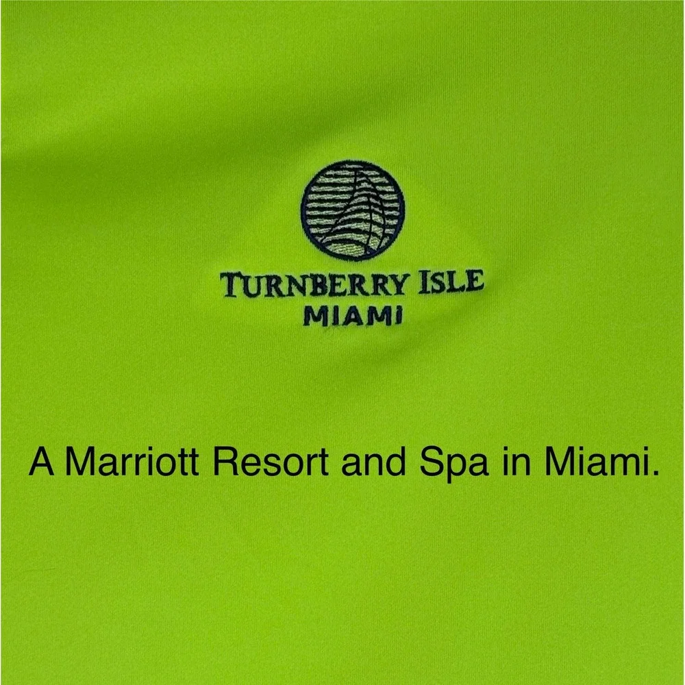 RLX Ralph Lauren fluorescent yellow XL Turnberry Marriott resort‎ & Spa in Miami
